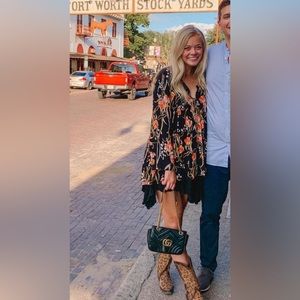 Free People Floral Mini Dress